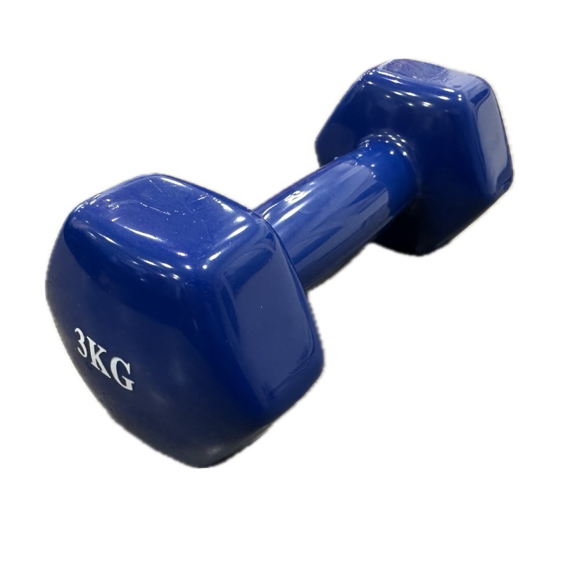Βαράκια βινυλίου εξάγωνα 3kg (Τεμάχιο) MDS