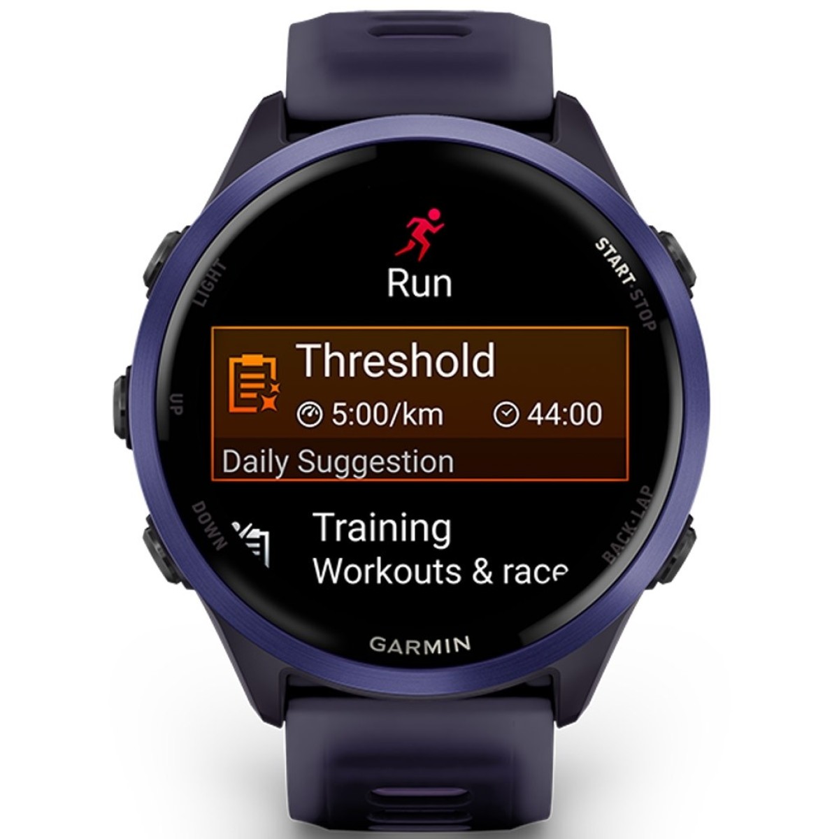 GARMIN Forerunner 570 47mm Amoled Indigo Aluminum With Translucent Imperial Purple And Indigo GA-010-02971-02