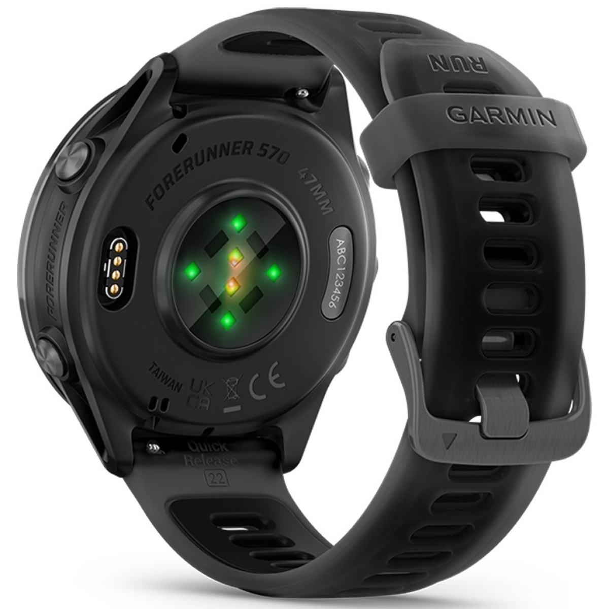 GARMIN Forerunner 570 47mm Amoled Slate Gray Aluminum With Translucent Black And Black GA-010-02971-00