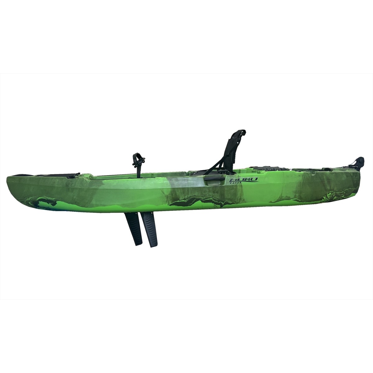 Καγιάκ GATOR SOT Πράσινο Ποδηλατικό KICK UP FINS Ενός Ατόμου GOBO Καγιάκ GATOR SOT Πράσινο Ποδηλατικό KICK UP FINS Ενός Ατόμου GOBO