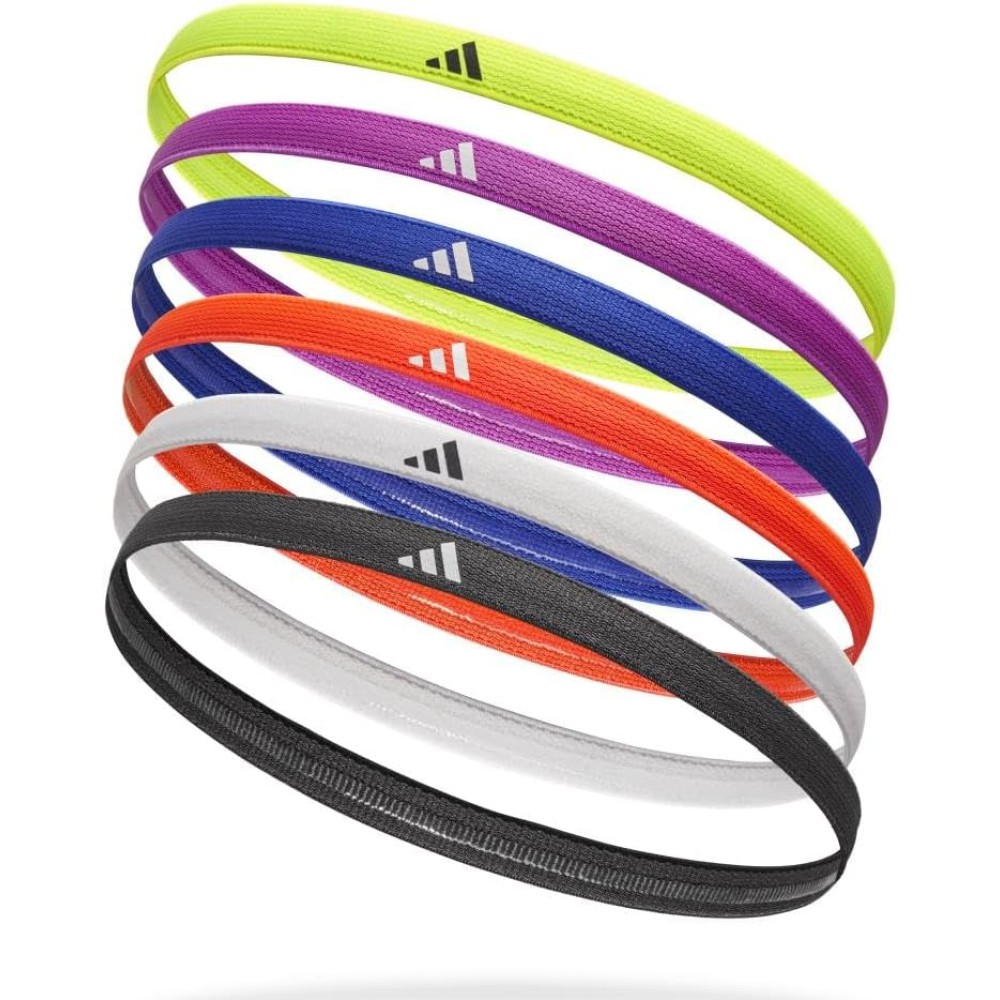 Adidas Hairbands Bk Wh Rd Pur Bl Yelw