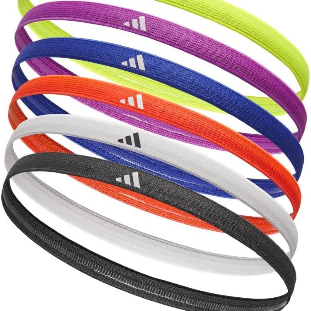 Adidas Hairbands Bk Wh Rd Pur Bl Yelw