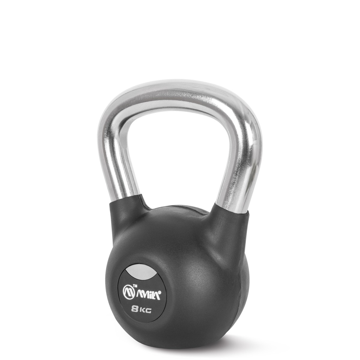 Kettlebell Rubber Cover Cr Handle 8kg 44496 AMILA