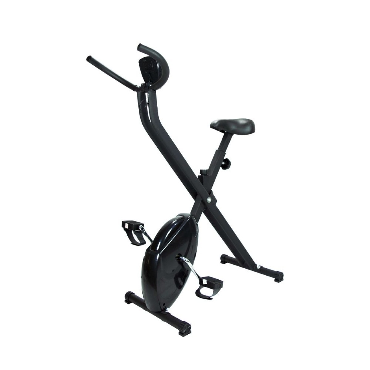 Αναδιπλούμενο Όρθιο Ποδήλατο Γυμναστικής Μαγνητικό Πορτοκαλί Clever