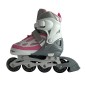 Αυξομειούμενα Πατίνια Roller GC BW 188 Γκρι/Ροζ με LED Τροχούς  IN-LINE SKATES Medium (35-38)