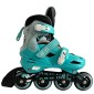 Αυξομειούμενα Roller GC BW125 ΣΕΤ 4 ΣΕ 1 INLINE SKATES  Μπλε/Μαύρο - Large(39-42)
