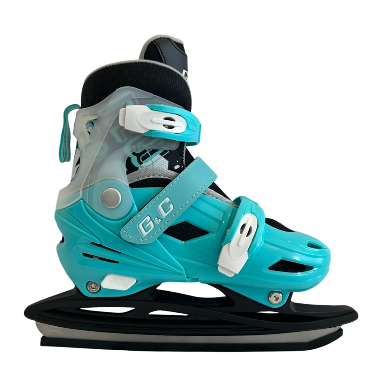 Αυξομειούμενα Roller GC BW125 ΣΕΤ 4 ΣΕ 1 INLINE SKATES  Μπλε/Μαύρο - Large(39-42)