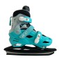 Αυξομειούμενα Roller GC BW125 ΣΕΤ 4 ΣΕ 1 INLINE SKATES  Μπλε/Μαύρο - Large(39-42)