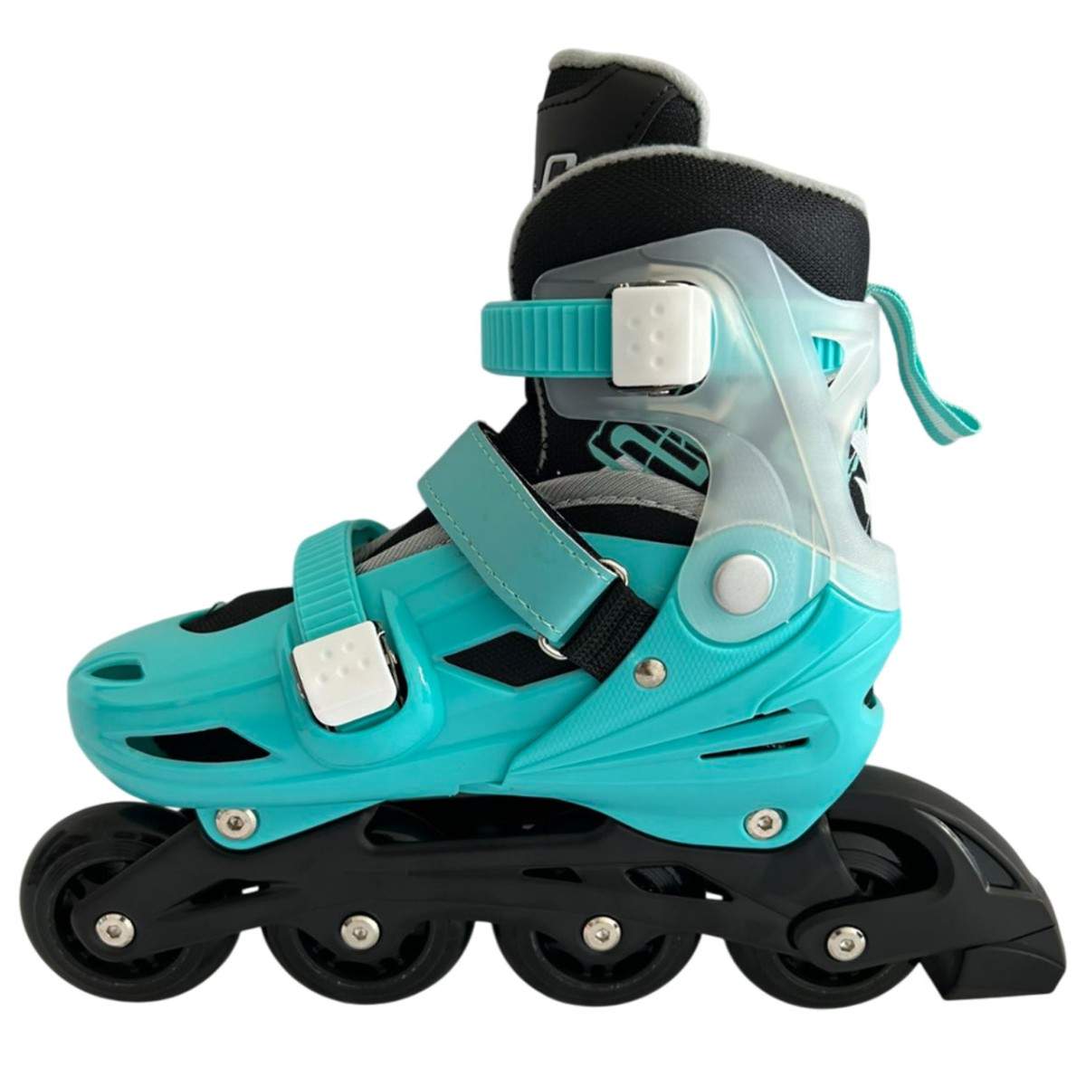 Αυξομειούμενα Roller GC BW125 ΣΕΤ 4 ΣΕ 1 INLINE SKATES  Μπλε/Μαύρο - Medium(35-38)