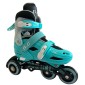 Αυξομειούμενα Roller GC BW125 ΣΕΤ 4 ΣΕ 1 INLINE SKATES  Μπλε/Μαύρο - Medium(35-38)