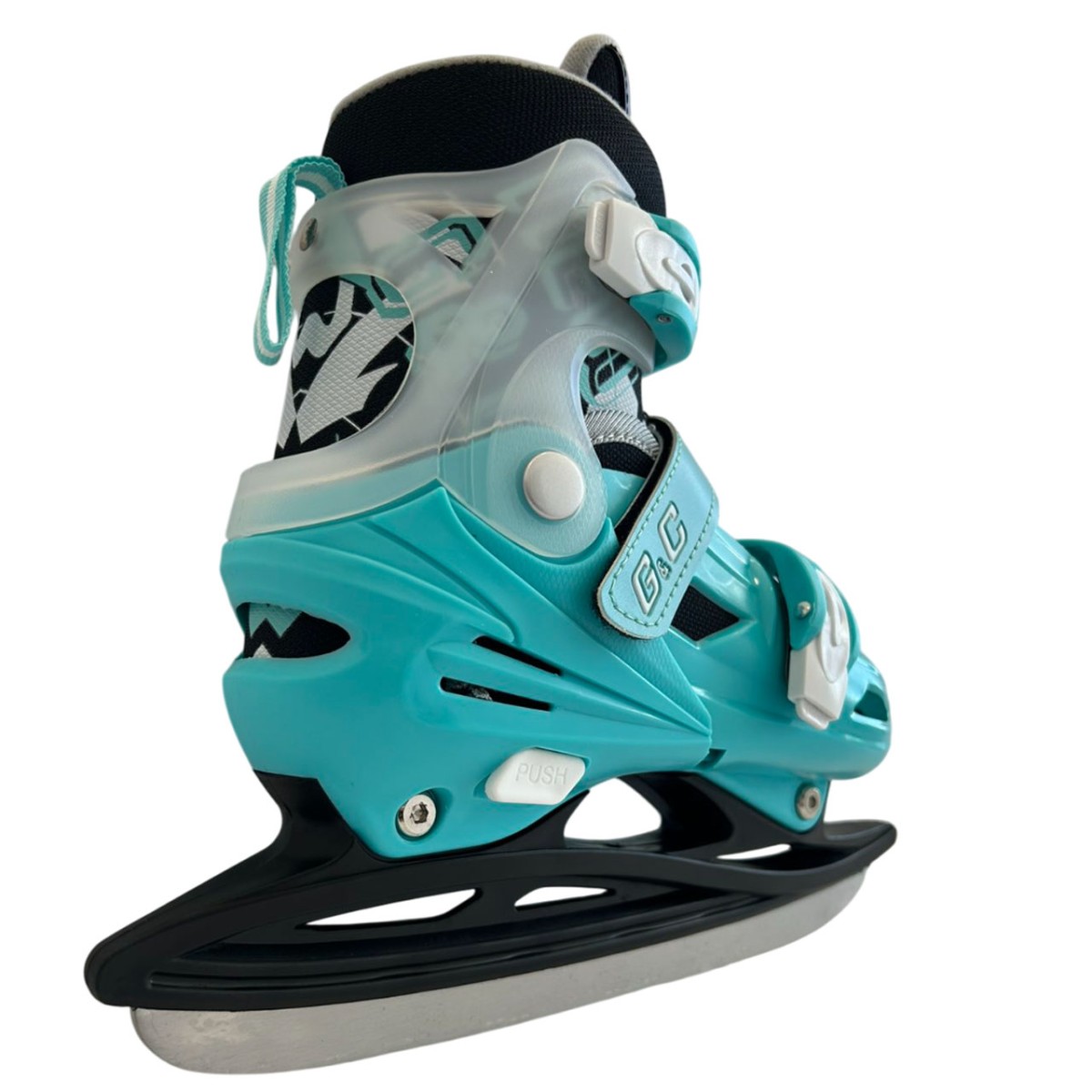 Αυξομειούμενα Roller GC BW125 ΣΕΤ 4 ΣΕ 1 INLINE SKATES  Μπλε/Μαύρο-SMALL (31-34)