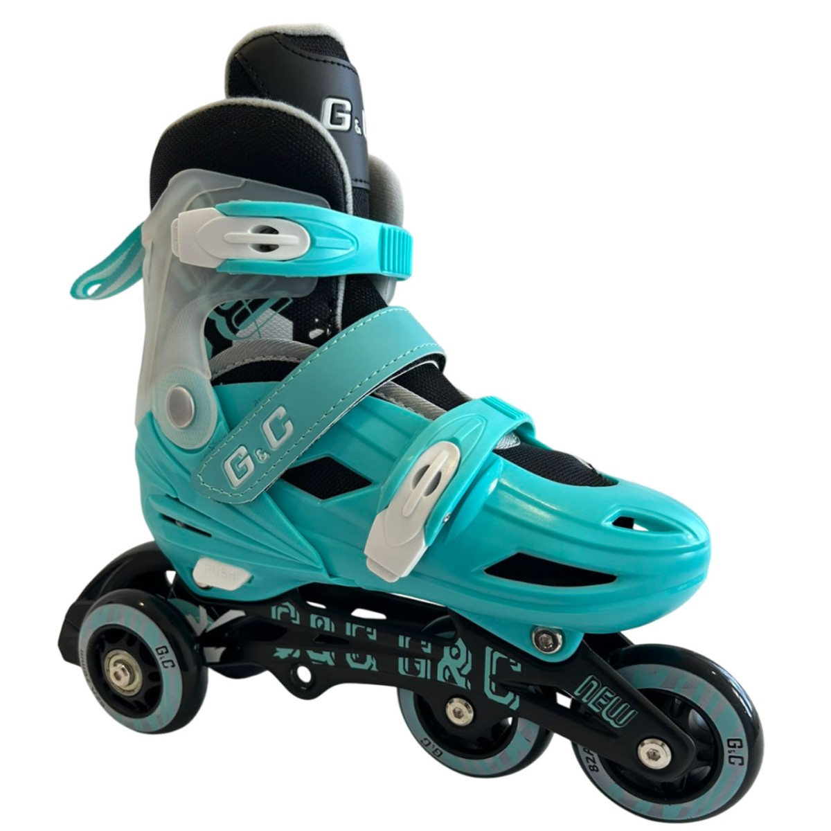 Αυξομειούμενα Roller GC BW125 ΣΕΤ 4 ΣΕ 1 INLINE SKATES  Μπλε/Μαύρο-SMALL (31-34)