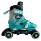 Αυξομειούμενα Roller GC BW125 ΣΕΤ 4 ΣΕ 1 INLINE SKATES  Μπλε/Μαύρο-SMALL (31-34)
