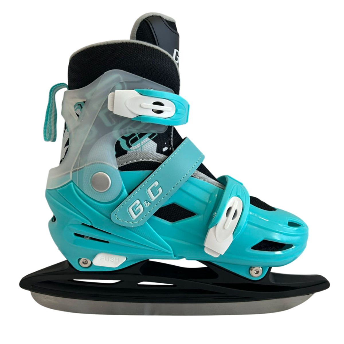Αυξομειούμενα Roller GC BW125 ΣΕΤ 4 ΣΕ 1 INLINE SKATES  Μπλε/Μαύρο-SMALL (31-34)