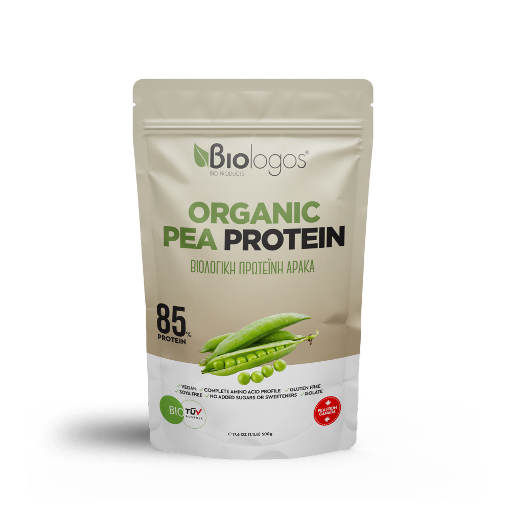 Βιολογική Πρωτείνη Αρακά 85% 500g Βιολόγος