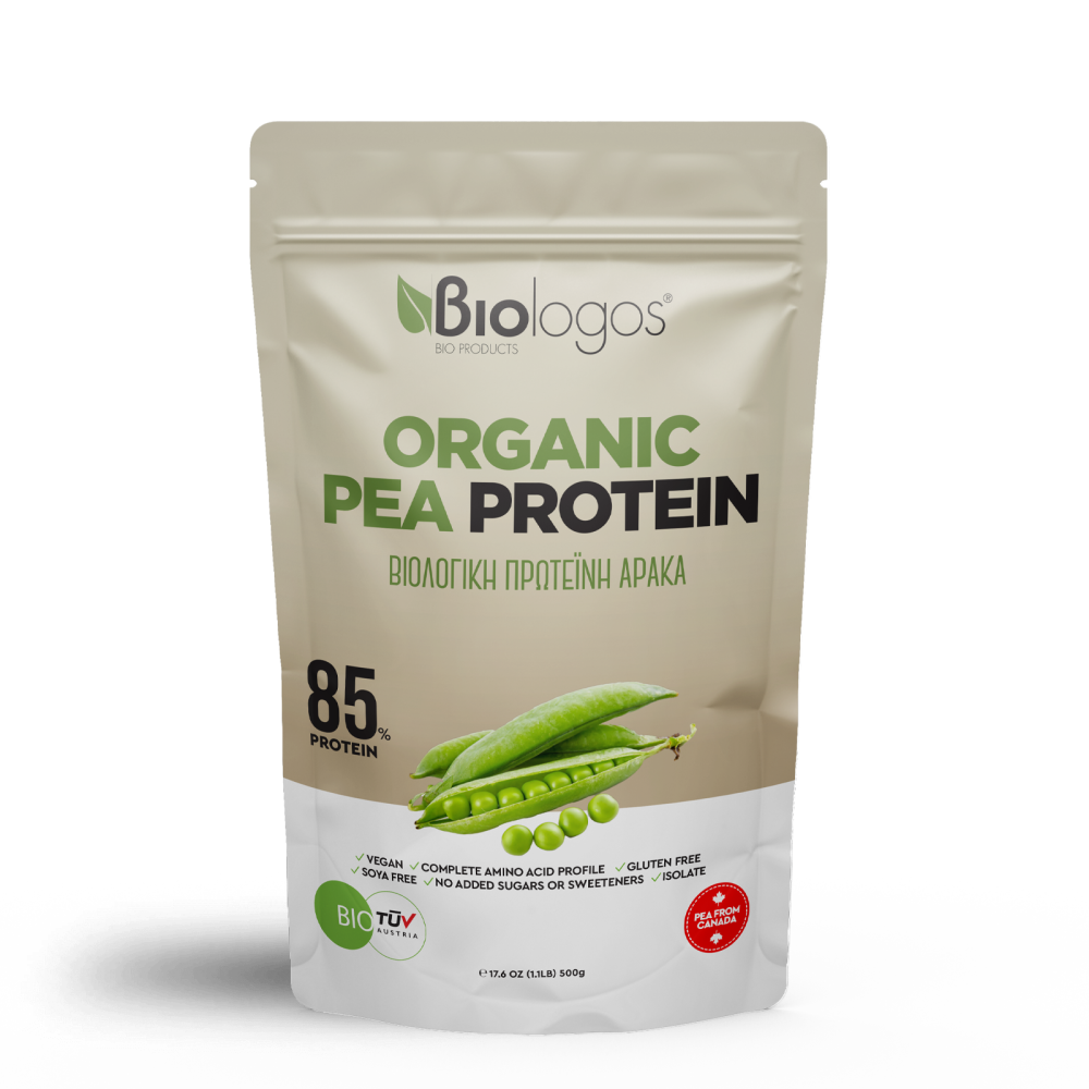 Βιολογική Πρωτείνη Αρακά 85% 500g Βιολόγος