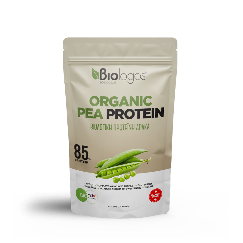 Βιολογική Πρωτείνη Αρακά 85% 500g Βιολόγος
