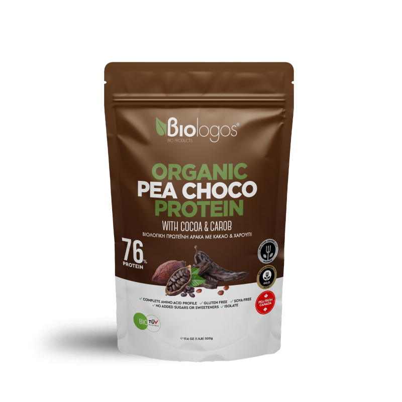 Βιολογική Πρωτεΐνη Αρακά CHOCO 500g Βιολόγος