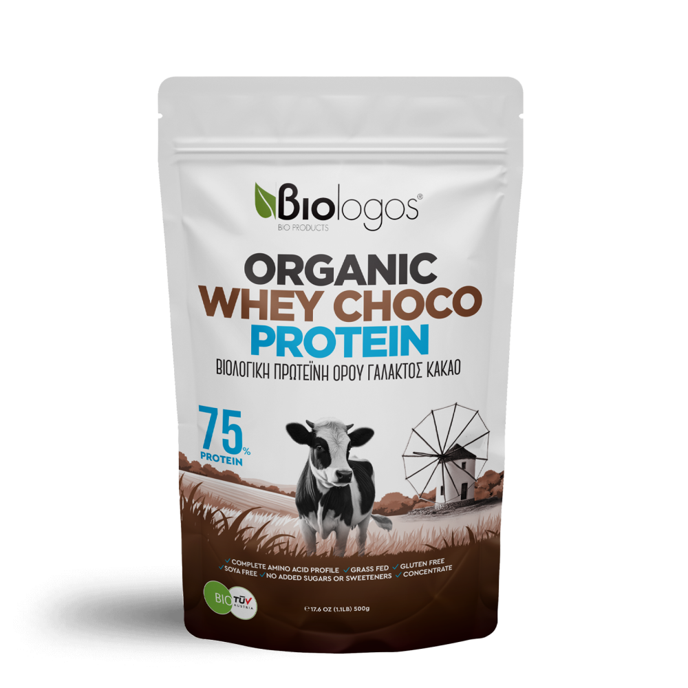 Βιολογική Πρωτεΐνη WHEY Ορού Γάλακτος KAKAO 500g Βιολόγος