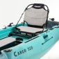 Cargo 320 Μονοθέσιο Pedal Kayak ready με αλουμινίου κάθισμα και τιμονιέρα SCK | Μαύρο-Τυρκουάζ