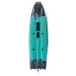 Cargo 320 Μονοθέσιο Pedal Kayak ready με αλουμινίου κάθισμα και τιμονιέρα SCK | Μαύρο-Τυρκουάζ