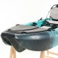 Cargo 320 Μονοθέσιο Pedal Kayak ready με αλουμινίου κάθισμα και τιμονιέρα SCK | Μαύρο-Τυρκουάζ