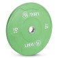 Δίσκος Color Bumper Plate Slim 50 mm 10 kg – Πράσινο AMILA 84847
