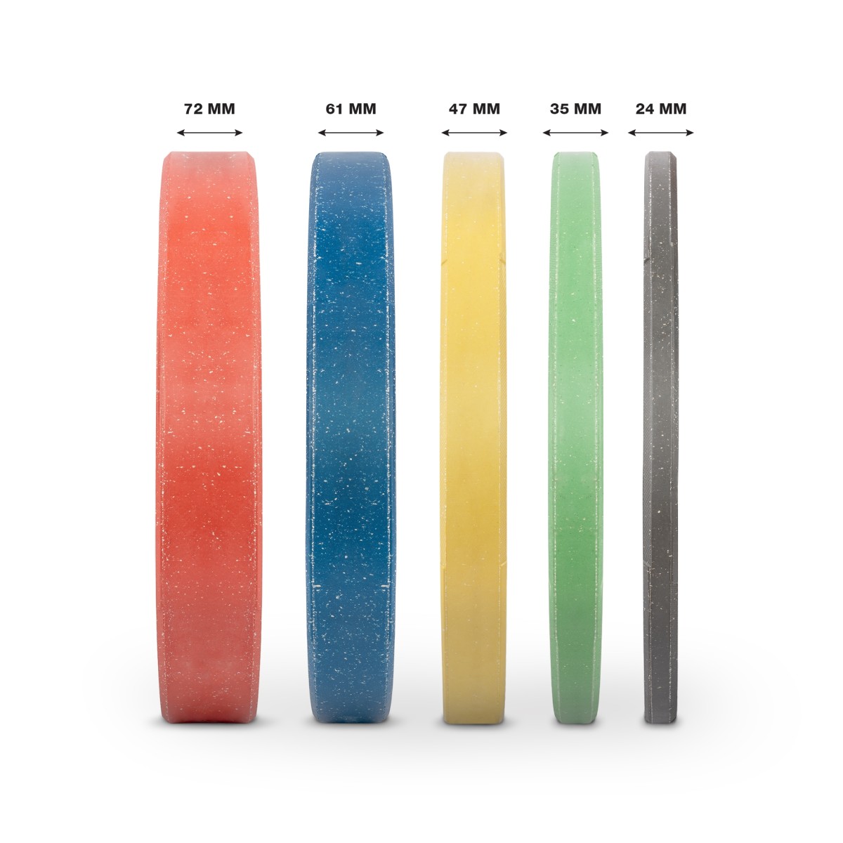 Δίσκος Color Bumper Plate Slim 50 mm 5 kg – Γκρι AMILA 84846