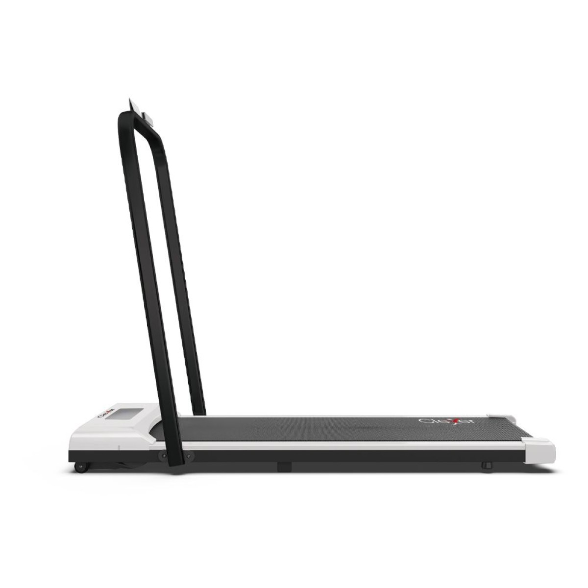 Φορητός Αναδιπλούμενος Διάδρομος Γυμναστικής Smart με Bluetooth και Βραχίονα A1-F Clever Λευκός