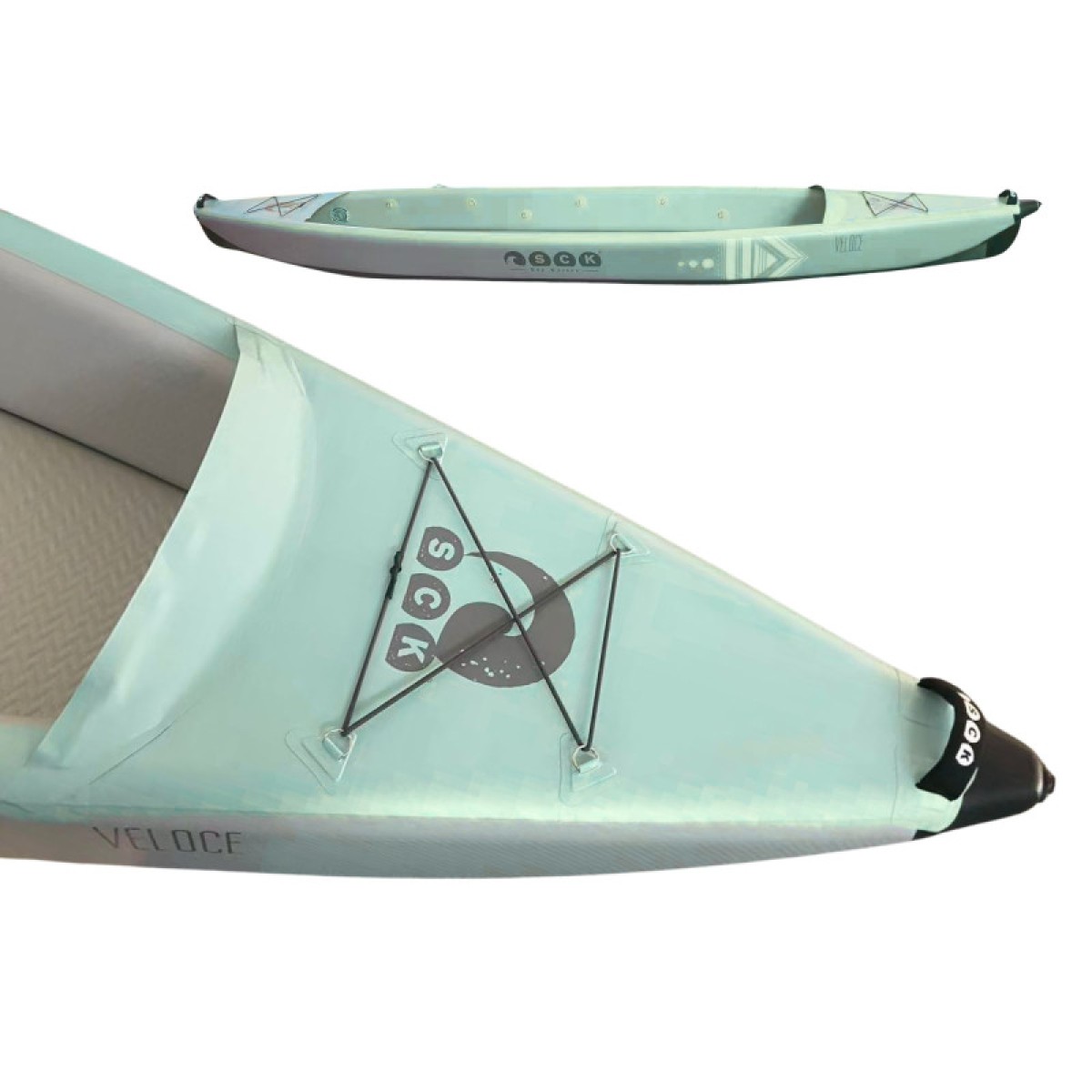 Φουσκωτό διθέσιο καγιάκ full drop-stitch SCK VELOCE