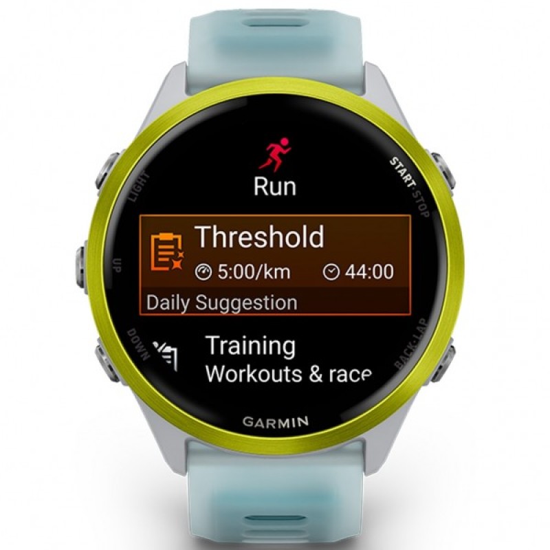 GARMIN Forerunner 570 47mm Amoled Amp Yellow Aluminum With Translucent Whitestone And Turquoise GA-010-02971-01