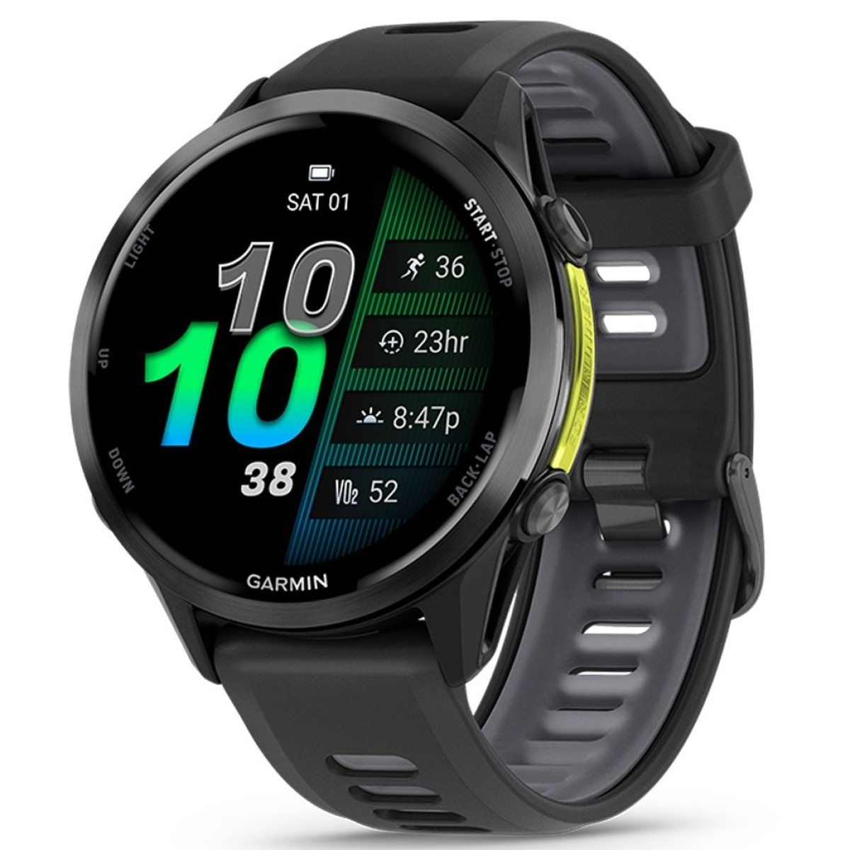 GARMIN Forerunner 970 Amoled Carbon Gray DLC Titanium With Black And Translucent Whitestone GA-010-02969-10