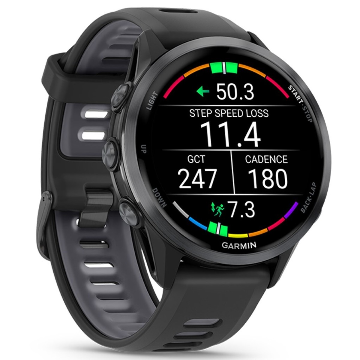 GARMIN Forerunner 970 Amoled Carbon Gray DLC Titanium With Black And Translucent Whitestone GA-010-02969-10
