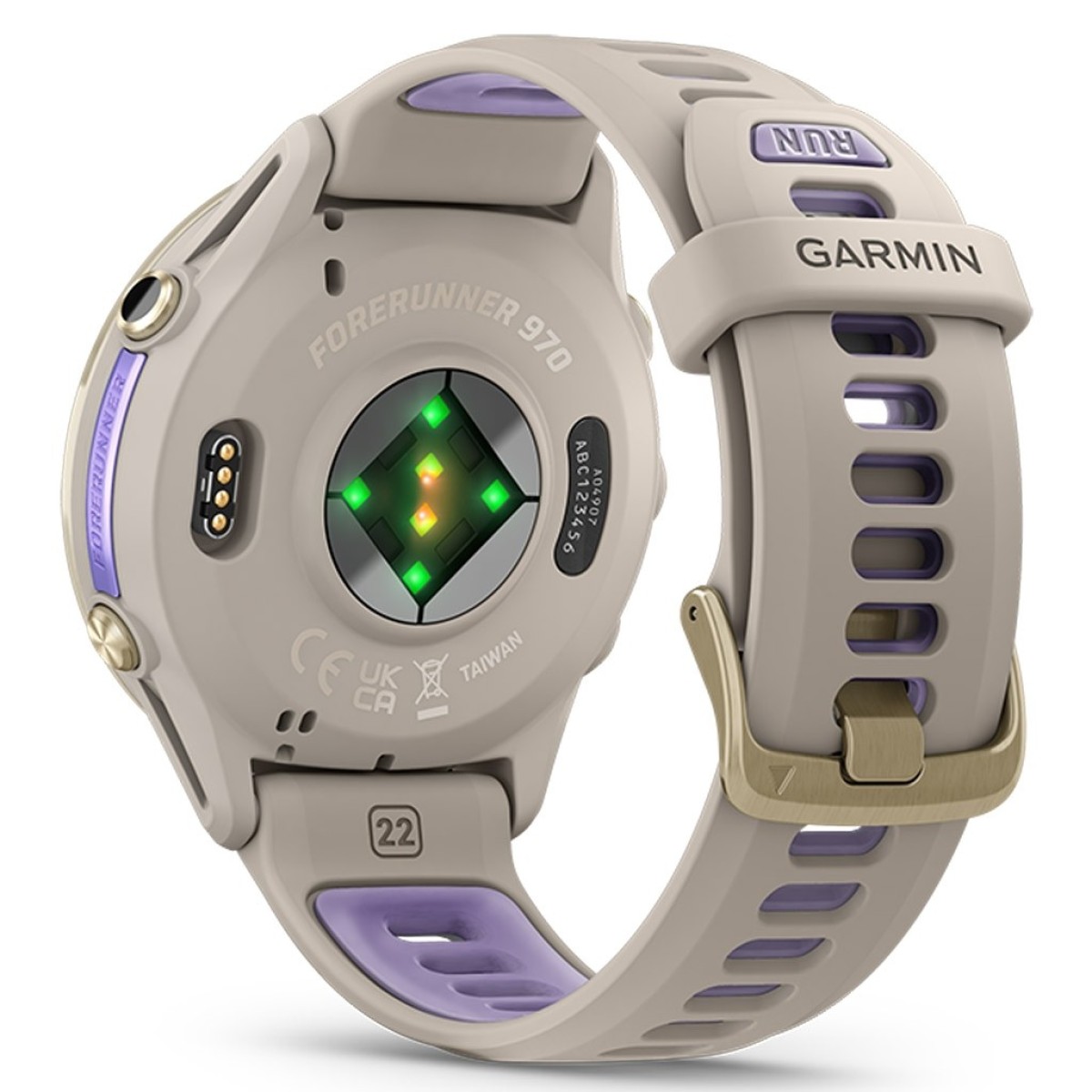 GARMIN Forerunner 970 Amoled Soft Gold Titanium With French Gray And Translucent Indigo GA-010-02969-12