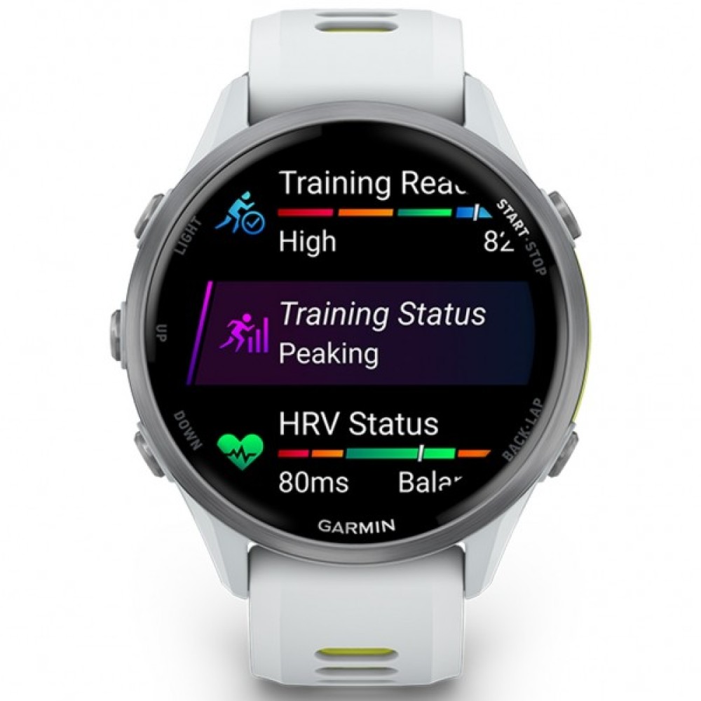 GARMIN Forerunner 970 Amoled Titanium With Whitestone And Translucent Amp Yellow GA-010-02969-11