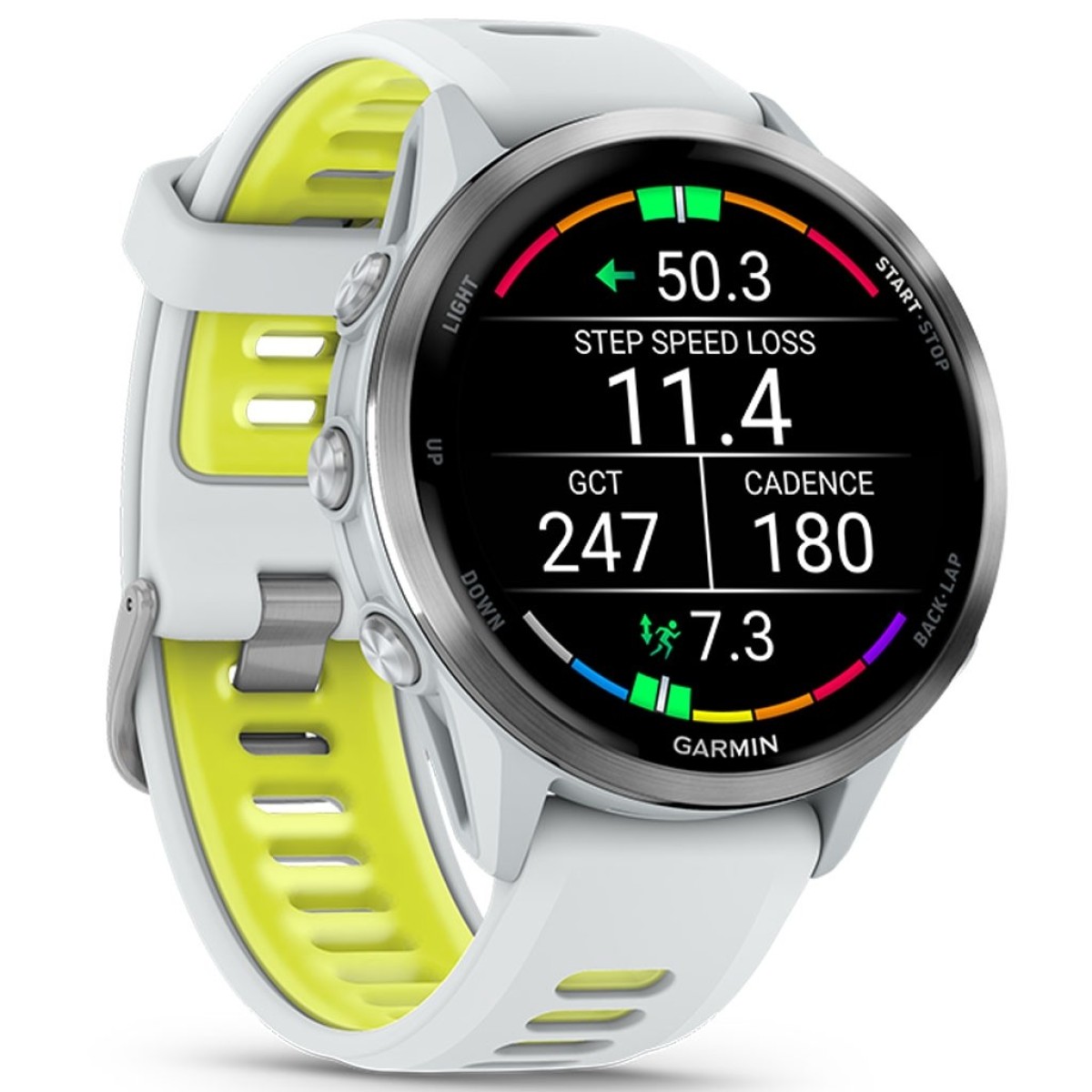 GARMIN Forerunner 970 Amoled Titanium With Whitestone And Translucent Amp Yellow GA-010-02969-11