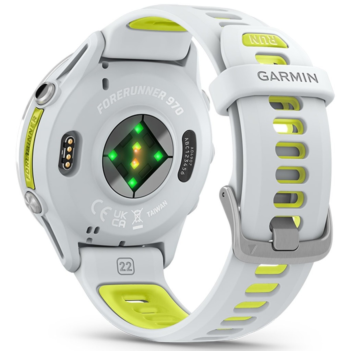 GARMIN Forerunner 970 Amoled Titanium With Whitestone And Translucent Amp Yellow GA-010-02969-11
