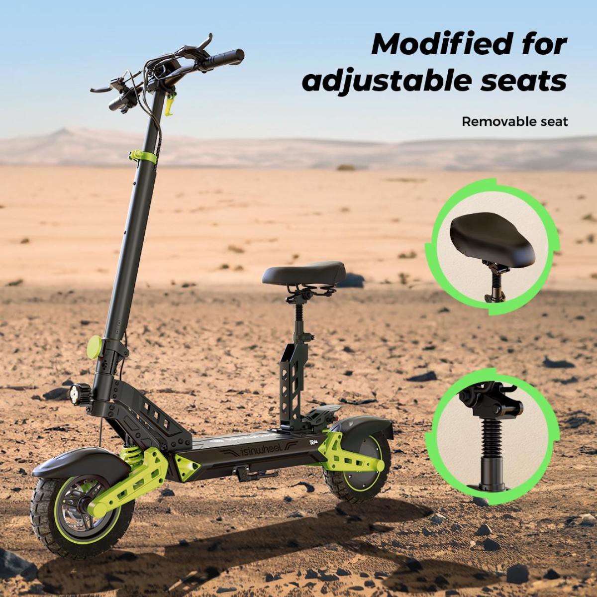 Ηλεκτρικό Πατίνι Velogreen  D2 PLUS 1000W 48V 20Ah  Dual Susp. Seat Velogreen