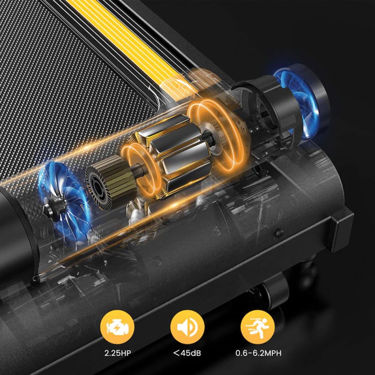 Ηλεκτρικός Αναδιπλούμενος Διάδρομος Γυμναστικής Smart Control Xiaomi Urevo Strol 2E