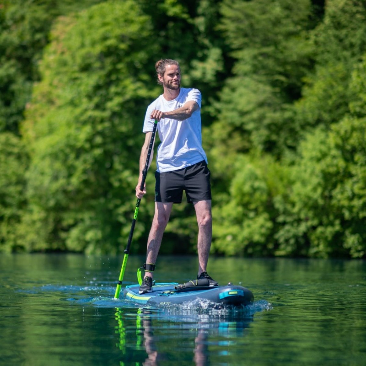 Jobe Φουσκωτή σανίδα SUP 11'6'' Duna Πακέτο - Steel Blue