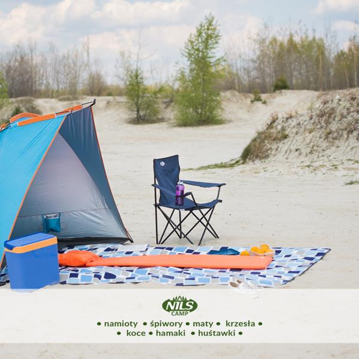 Καρέκλα Κάμπινγκ NC3044 Μπλε NILS CAMP 15-03-202