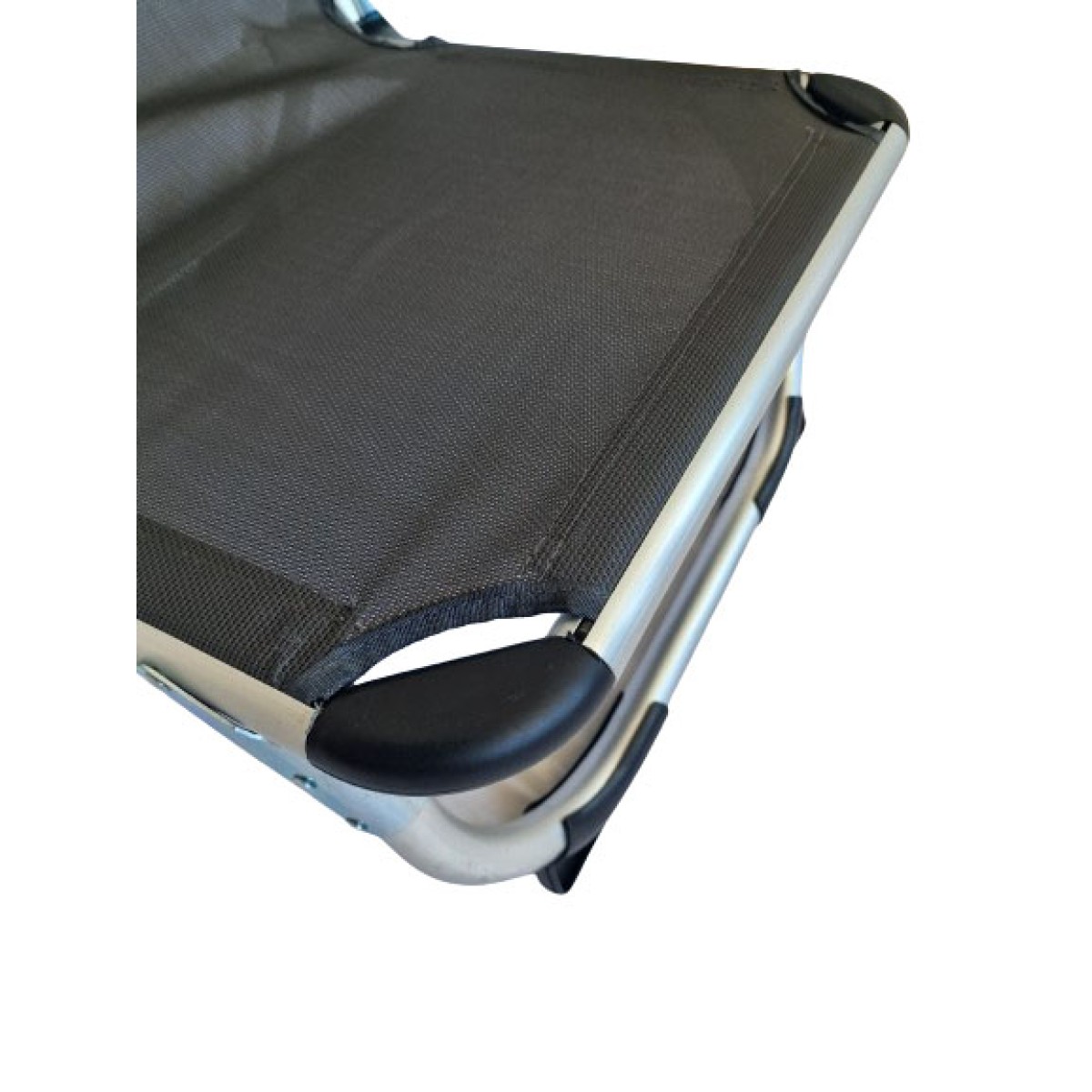 Καρέκλα Παραλίας Αλουμινίου Textilene 2x1 Γκρι KING SIZE 58x63x62cm INCA 