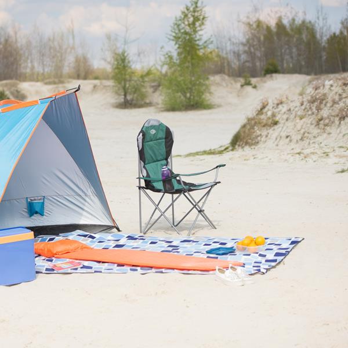 Καρέκλα Παραλίας NC3080 Πράσινη Nils Camp 15-03-204