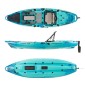 SCK Largo 300 Μονοθέσιο Pedal Kayak ready με αλουμινίου κάθισμα και τιμονιέρα | Μπλε-Τυρκουάζ