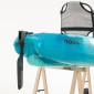 SCK Largo 300 Μονοθέσιο Pedal Kayak ready με αλουμινίου κάθισμα και τιμονιέρα | Μπλε-Τυρκουάζ