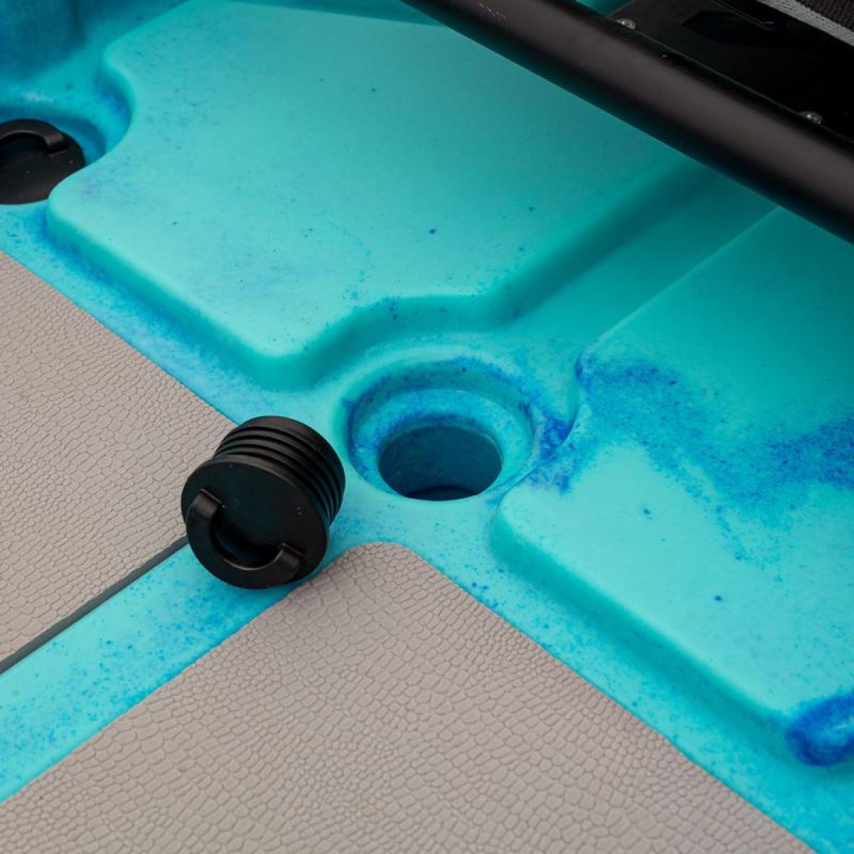 SCK Largo 300 Μονοθέσιο Pedal Kayak ready με αλουμινίου κάθισμα και τιμονιέρα | Μπλε-Τυρκουάζ