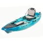 SCK Largo 300 Μονοθέσιο Pedal Kayak ready με αλουμινίου κάθισμα και τιμονιέρα | Μπλε-Τυρκουάζ