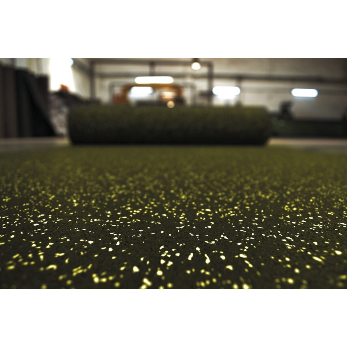 Λαστιχένιο Πάτωμα, Ρολό EPDM, 10x1,2m 6mm Yellow Flecks Beka Rubber