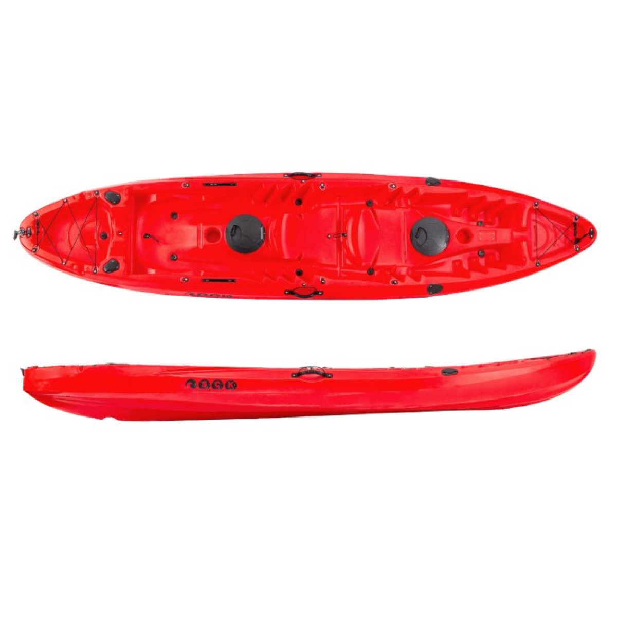 Nereus HD θαλάσσιο καγιάκ 2+1 θέσεων SCK κόκκινο