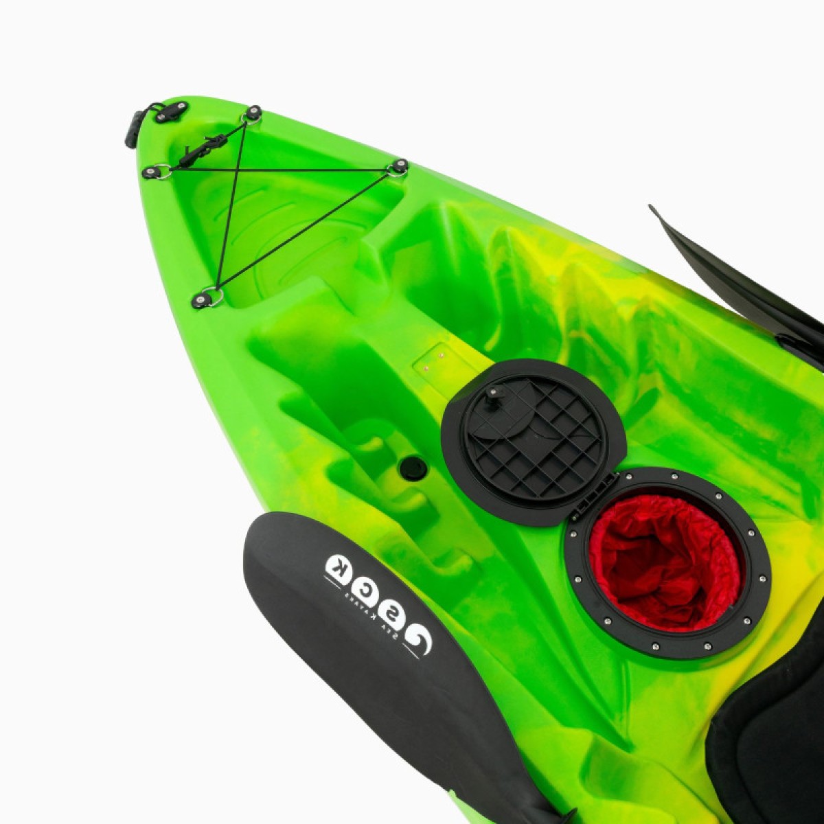 Nereus HD θαλάσσιο καγιάκ 2+1 θέσεων SCK πράσινο-κίτρινο